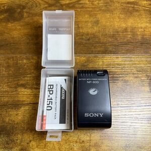 Sony NP-80D 6V 2700mAh Ni-Cd Rechargeable Battery Pack for‎ Camcorder Black